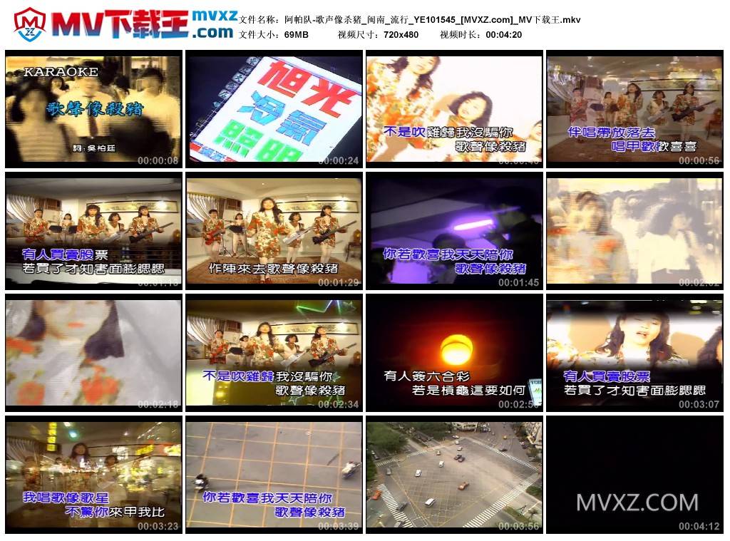 阿帕队-歌声像杀猪_闽南_流行_YE101545